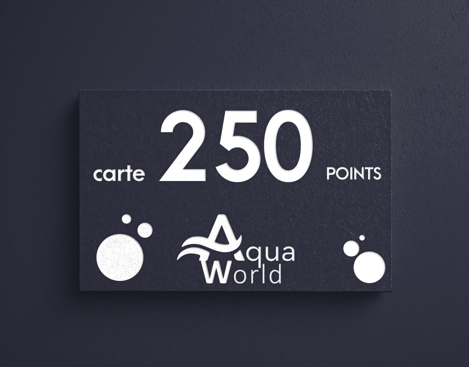 carte 250 points aquaworld