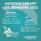 cours aquatique enfant trimestre 1 2022 aquaworld